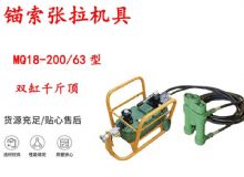 點擊查看詳細(xì)信息<br>標(biāo)題：風(fēng)動張拉機(jī)具 MQ18-200-63型 配雙缸千斤頂 礦用錨索張拉機(jī)具 閱讀次數(shù)：242
